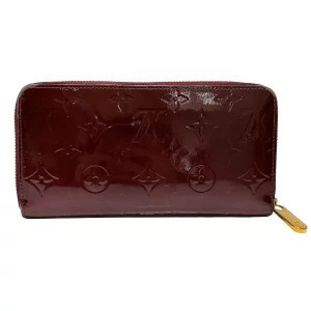 Louis Vuitton Long Wallet Vernis Zippy Monogram Brown